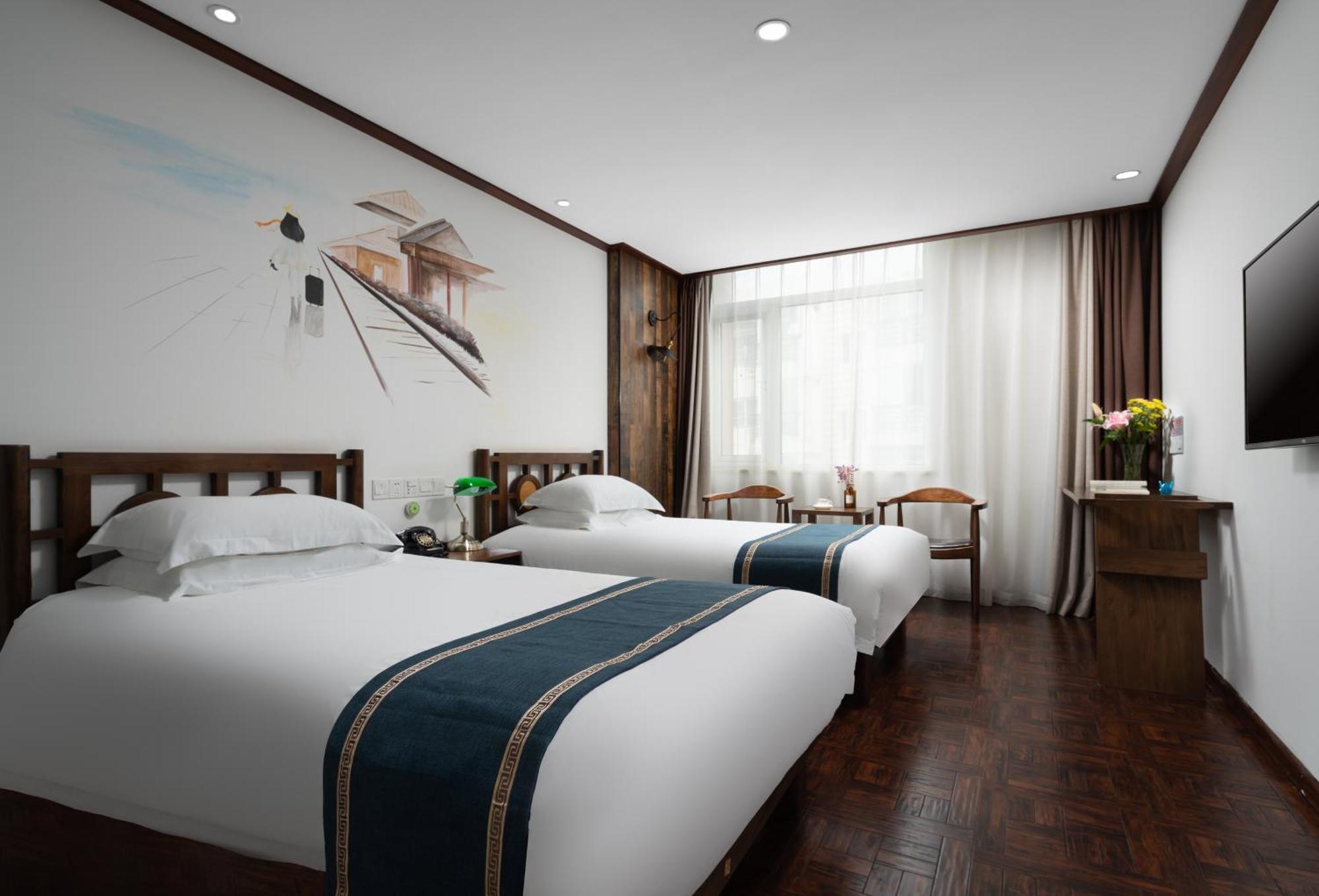 Nostalgia Hotel Near Tianjin Polar Ocean Word- Tianjin Fonte Joy World, 10 Minutes Drive Away From Tianjin Tanggu High-Speed Railway Station, Free Ice-Cream, Mineral Water, Snacks And Laundry Service, English Communication Well Exteriér fotografie